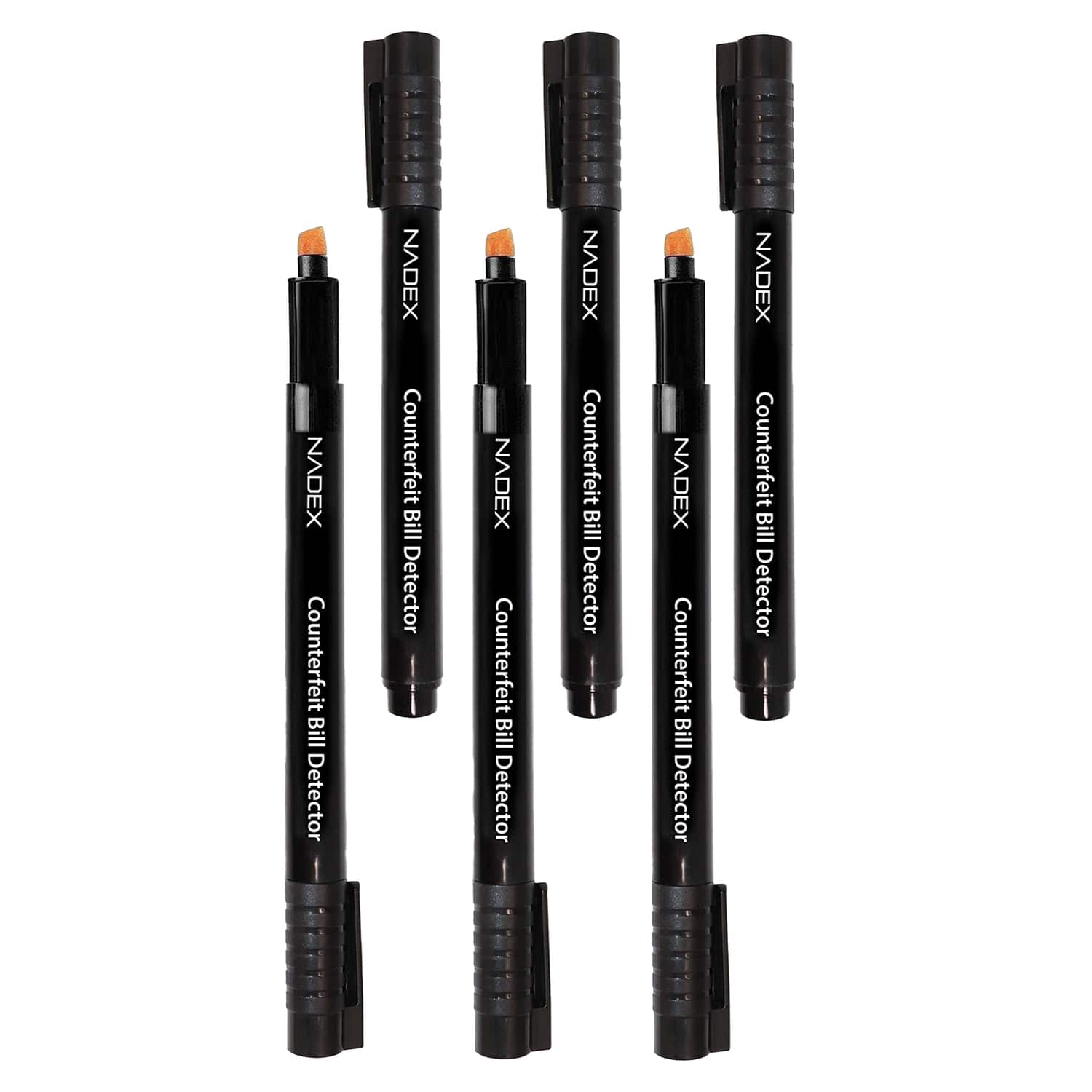 Nadex Coins Easy Swipe Counterfeit Pens, 6 Pack