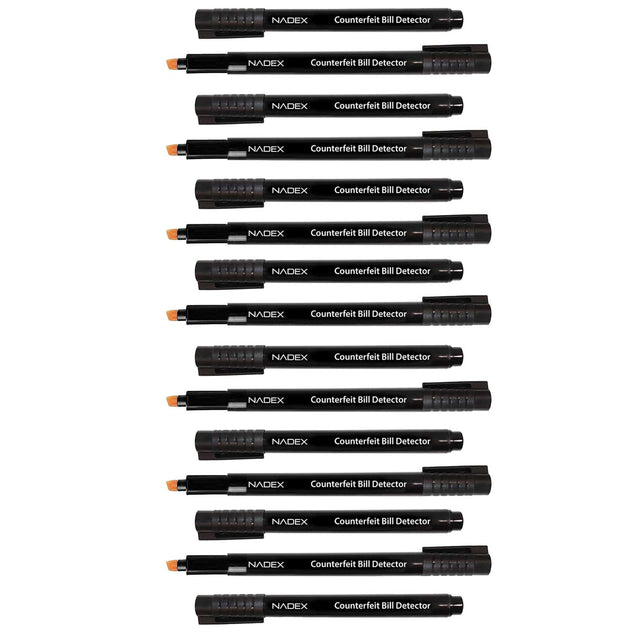 Nadex Coins Easy-Swipe Counterfeit Pens, 15 Pack, 15 Pack