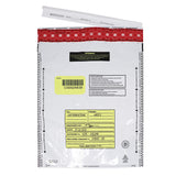 Nadex Coins 12 In. x 16 In. Opaque Tamper-Evident Cash and Coin Bank Deposit Bags for Fraud Prevention, 50 Pack