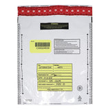 Nadex Coins 12 In. x 16 In. Opaque Tamper-Evident Cash and Coin Bank Deposit Bags for Fraud Prevention, 50 Pack