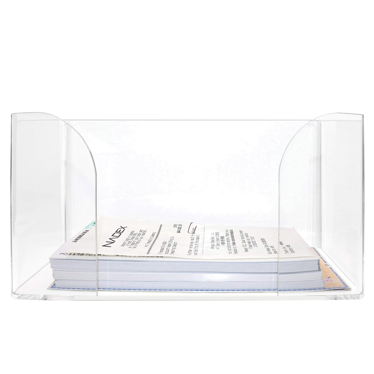 Nadex Coins Acrylic Check Tray, Clear