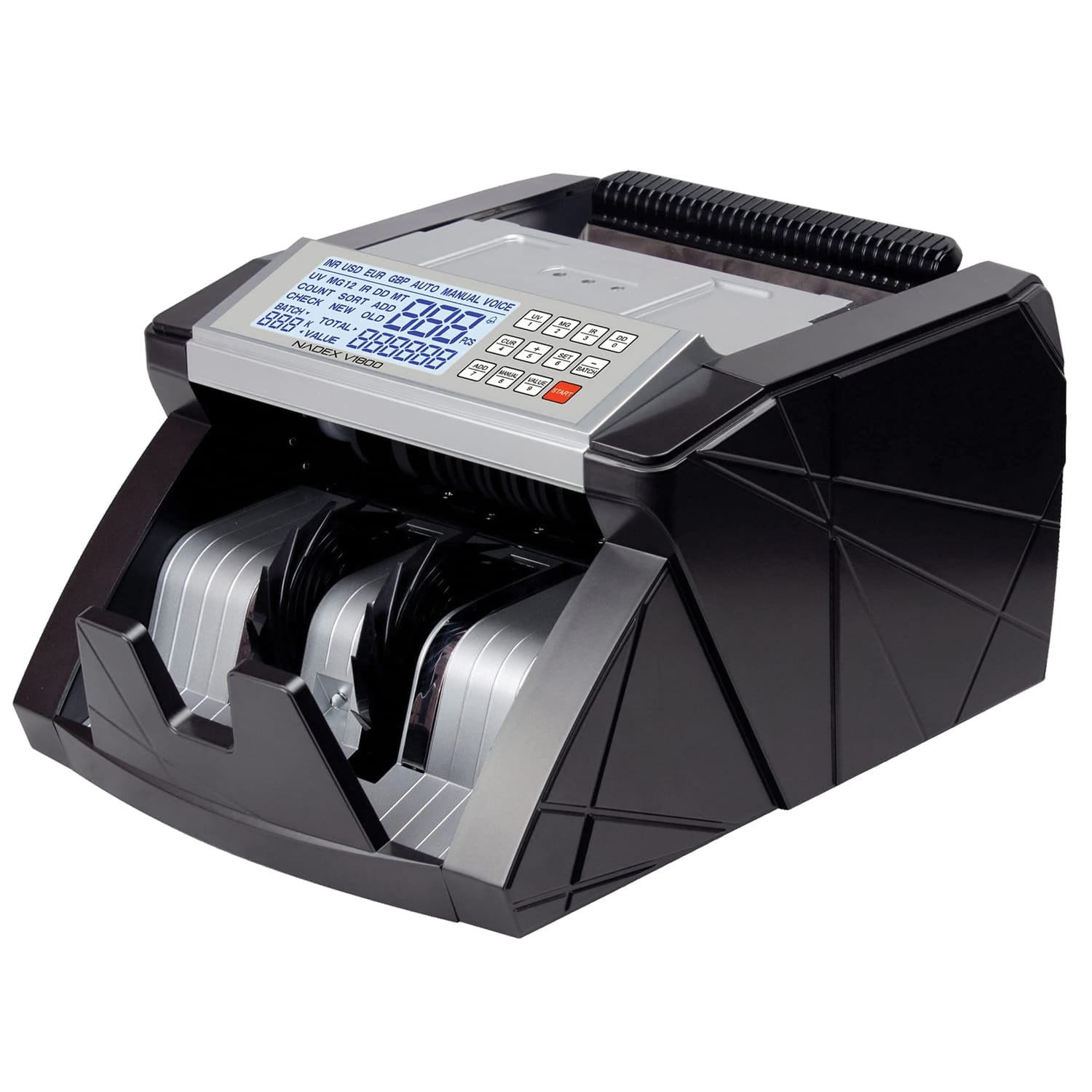 Nadex Coins V1800 Money Counter and Counterfeit Detector