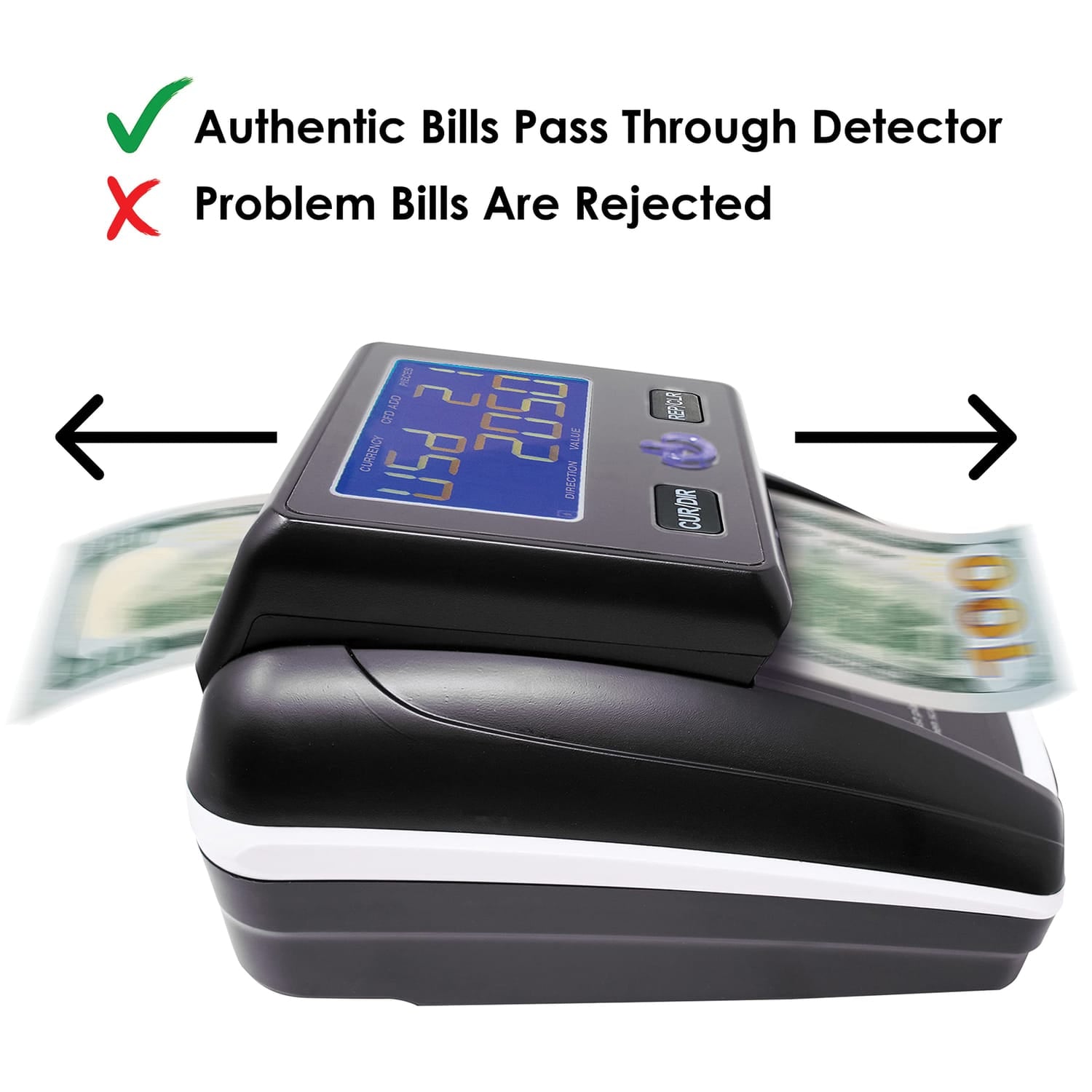 Nadex Coins V45 Counterfeit Detector Terminal with Value Monitor