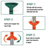 Nadex Coins 252 Coin Wrappers with Coin-Sorter Tubes