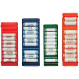 Nadex Coins Rolled Coin Storage Organizer Tray Set with Ridges for Loose Coins