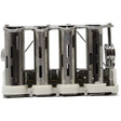 Nadex Coins 4-Barrel Steel Coin Dispenser Money Changer with Belt Clips