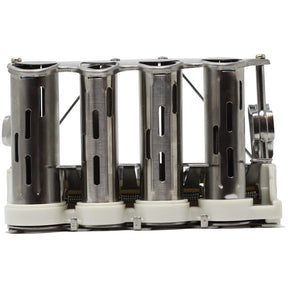 Nadex Coins 4-Barrel Steel Coin Dispenser Money Changer with Belt Clips