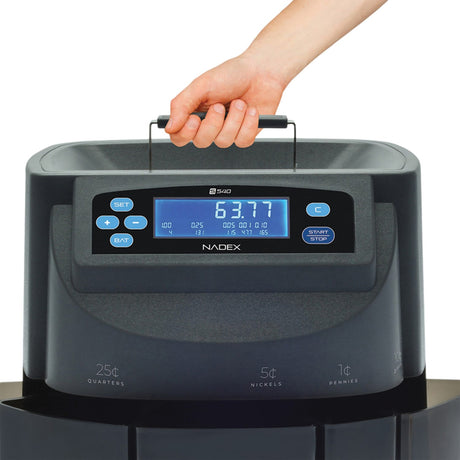 Nadex Coins S540 Coin Counting Sorter and Coin Roll Wrapper