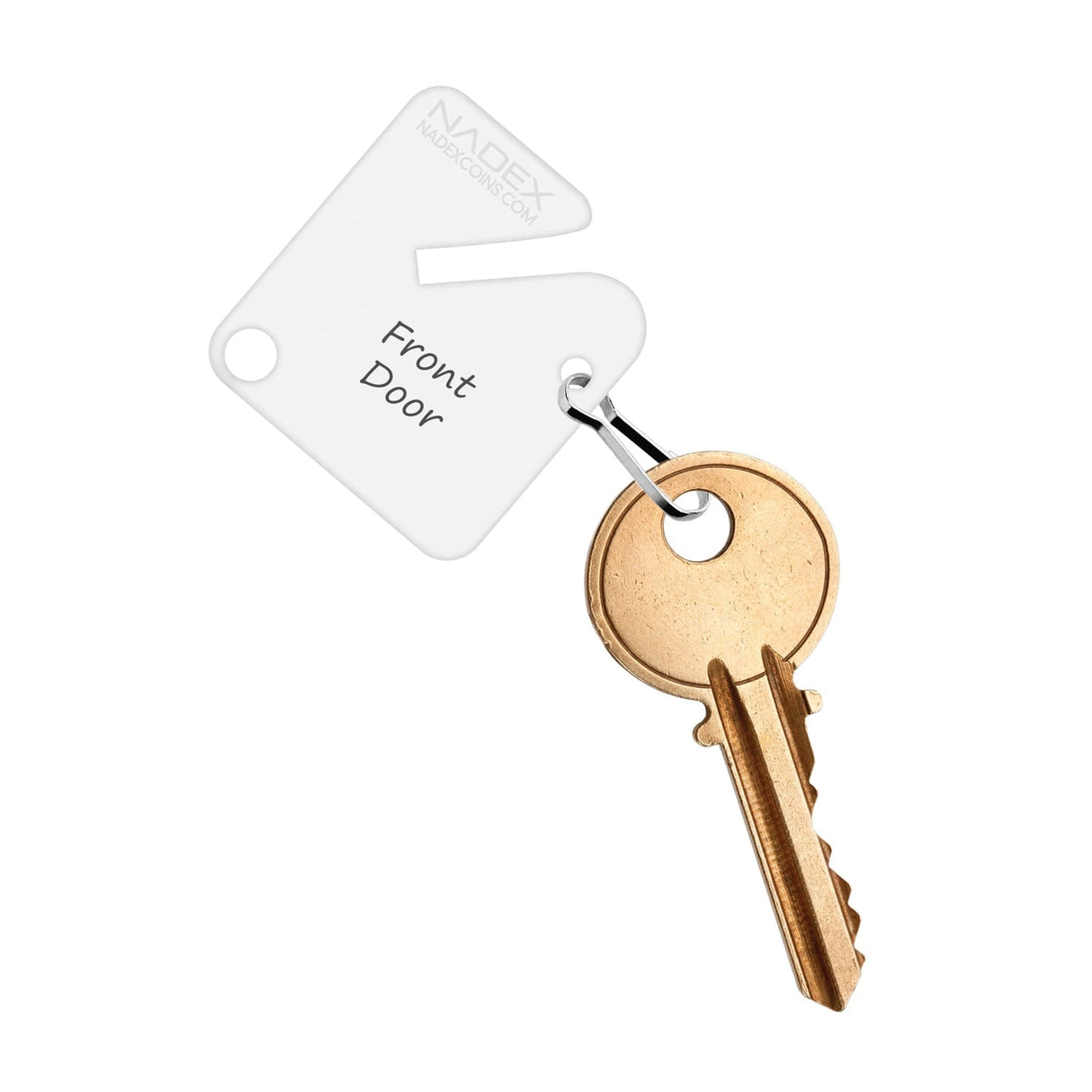 Nadex Coins Slotted Key Tags, 20 Pack