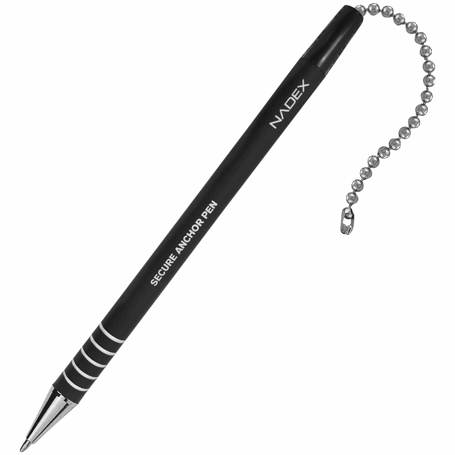 Nadex Coins 4-Pack Secure Counter Ballpoint Pens, Black