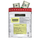 Nadex Coins Tamper Evident 9-Inch x 12-Inch FRAUDSTOPPER Bank Deposit Bags, 100 Pack, Opaque