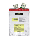 Nadex Coins Tamper-Evident 12-In. x 16-In. Opaque FRAUDSTOPPER Bank Deposit Bags, 100 Pack