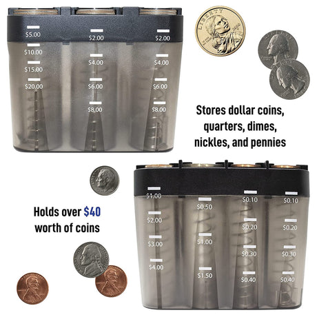 Nadex Coins Desktop Coin-Sorting Dispenser