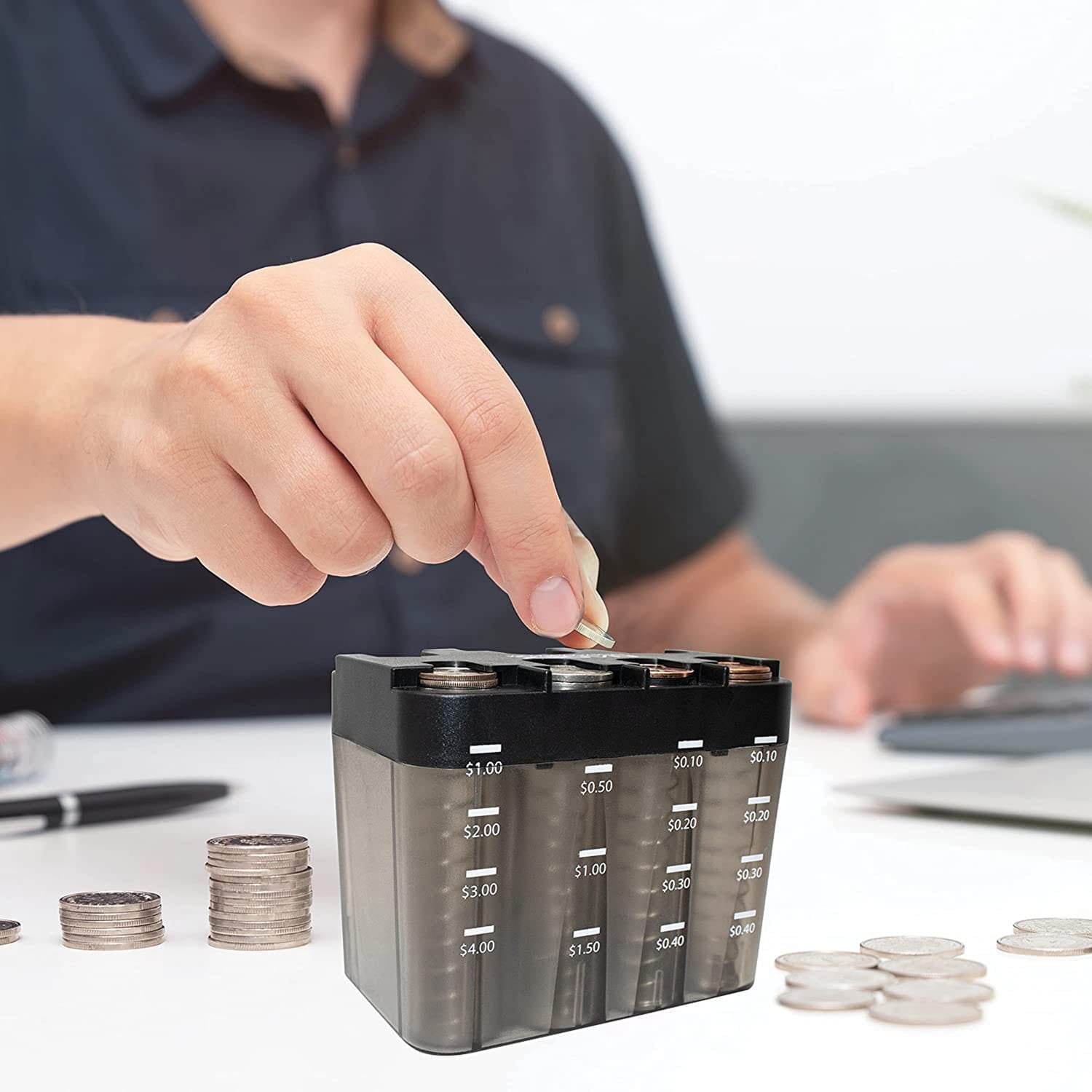 Nadex Coins Desktop Coin-Sorting Dispenser