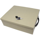 Nadex Coins Fire-Retardant Security Box with Keyed Lock