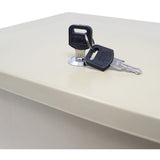 Nadex Coins Fire-Retardant Security Box with Keyed Lock
