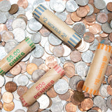 Nadex Coins 256 Assorted Preformed Crimped End Coin Roll Wrappers, 64 Each of Nickels, Dimes, Pennies, and Quarters