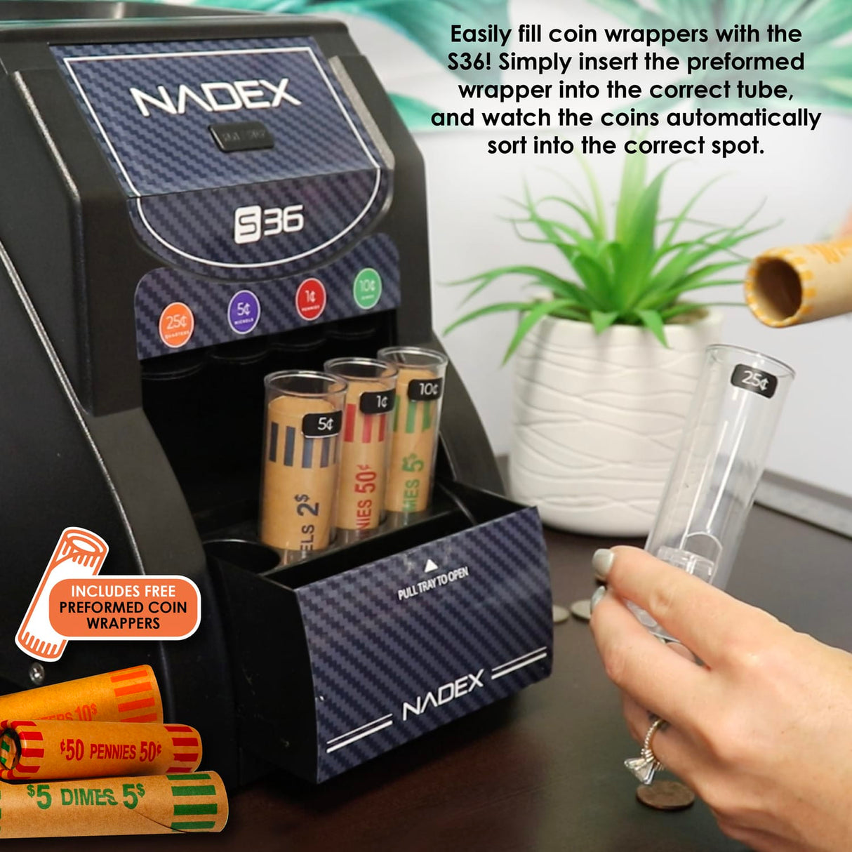 Nadex Coins Automatic Coin Sorter, S36