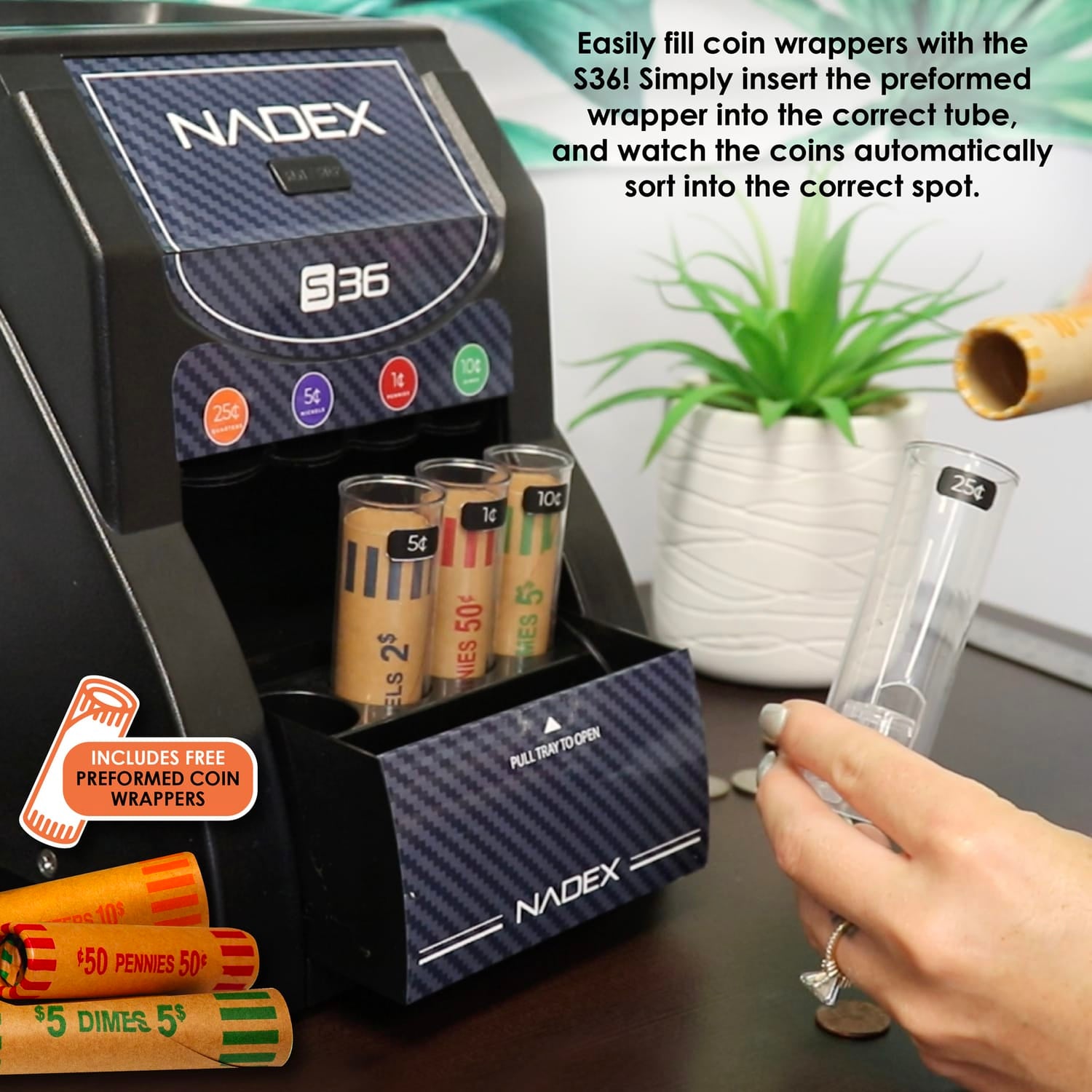 Nadex Coins Automatic Coin Sorter, S36
