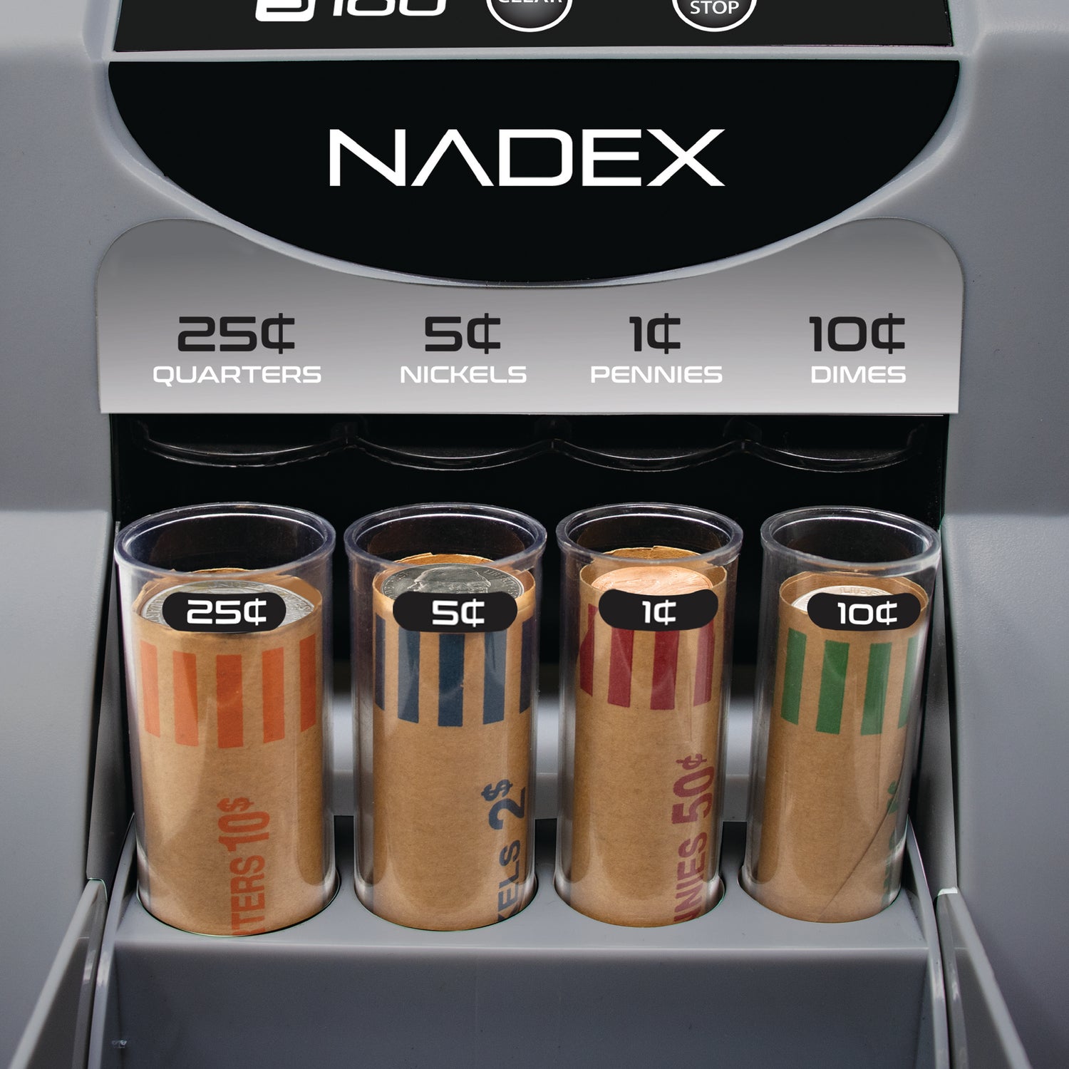 Nadex Coins S180 Digital Coin Counter, Sorter, and Wrapper