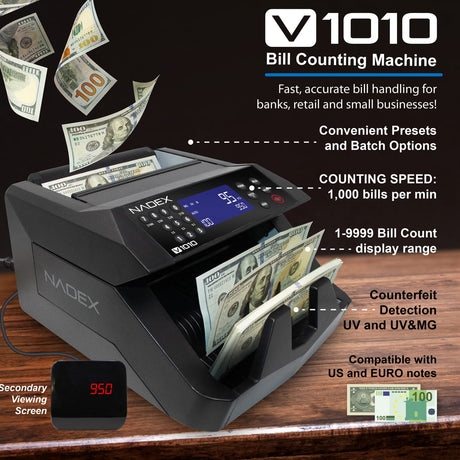 Nadex Coins V1010 Bill-Counting Machine