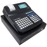 Nadex Coins CR540 Electronic Cash Register with Locking Cash Drawer, Thermal Printer, 2 Displays, 60 PLUs, 70-Key Keyboard, RJ11/Serial/USB Ports