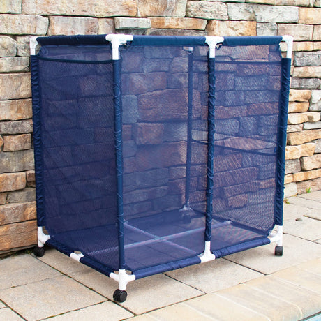 Pool Bins Pool Storage Mesh Rolling Organizer, Extra Large, 35 In. x 25.4 In. x 37.5 In., PB-L300
