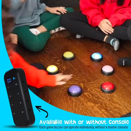 Teachers Choice Light-up Game Buzzer System, 8 Pack
