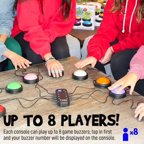 Teachers Choice Light-up Game Buzzer System, 8 Pack