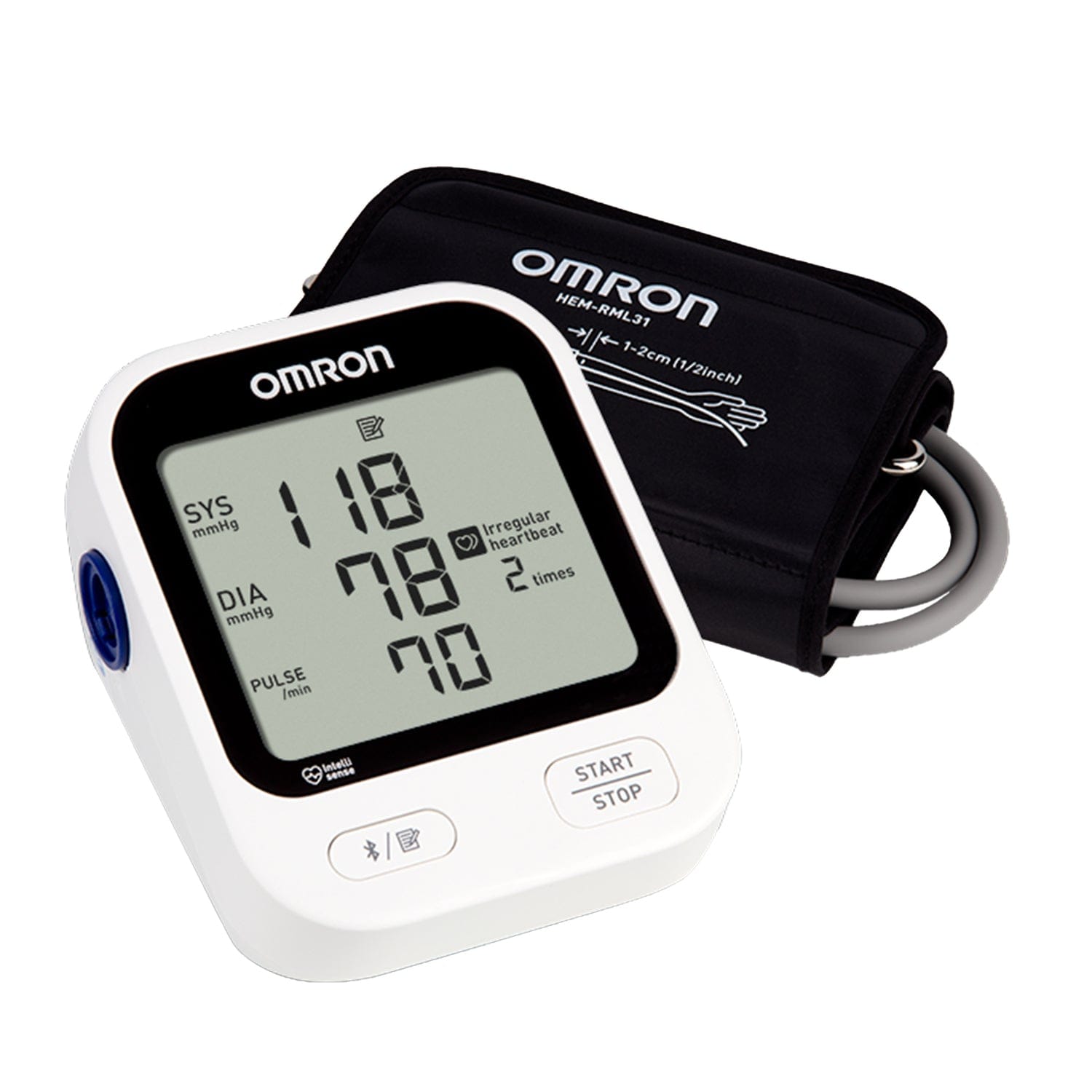 Omron 5 Series Digital Upper Arm Blood Pressure Monitor with D-Ring Cuff