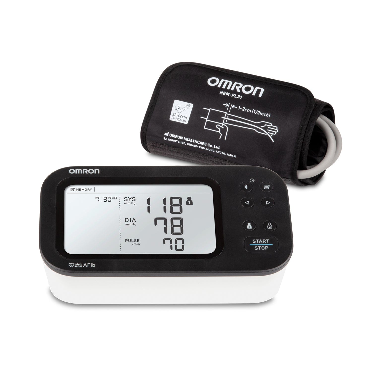 Omron 7 Series Upper Arm Blood Pressure Monitor, BP7360