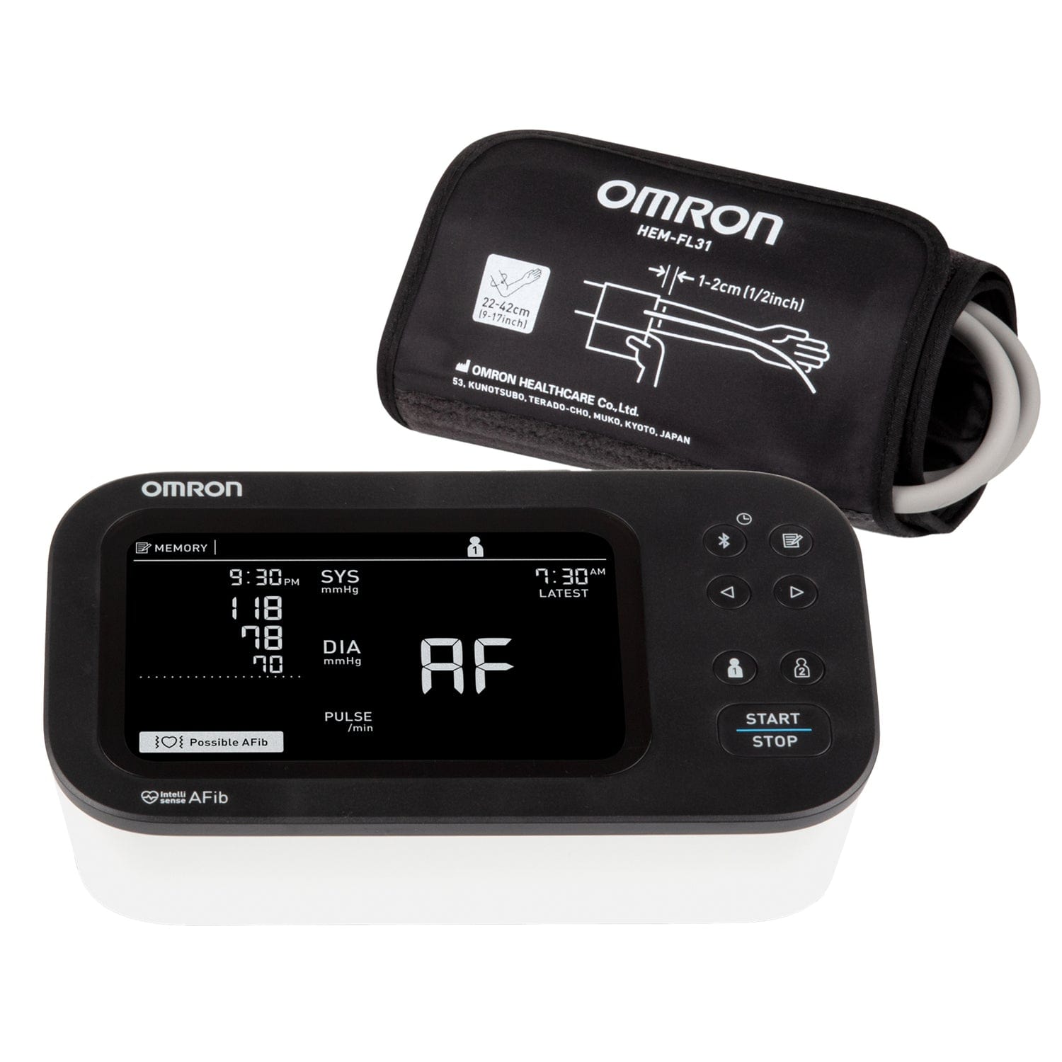Omron 10 Series Upper Arm Blood Pressure Monitor, BP7465