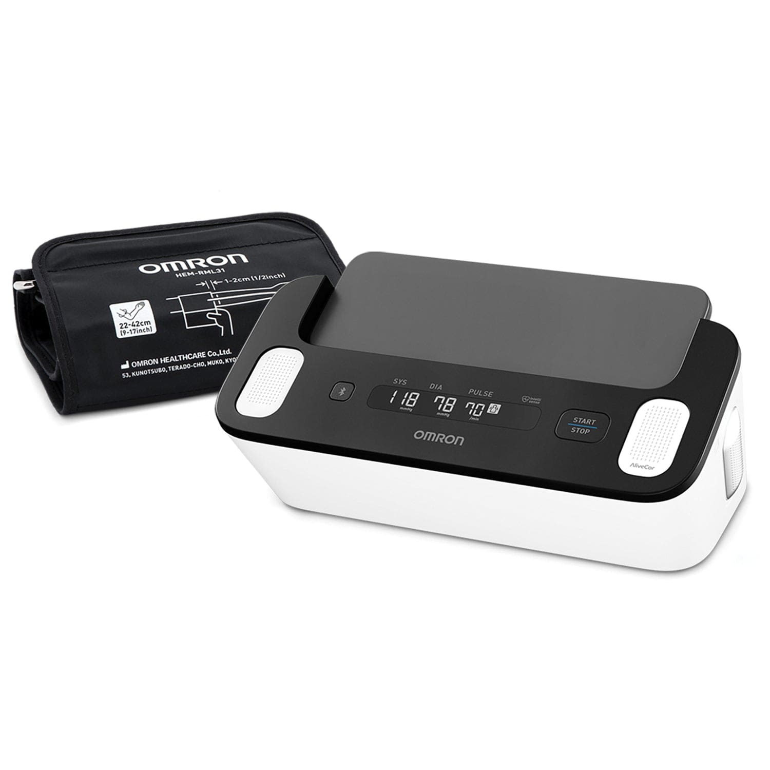 Omron Complete Wireless Upper Arm Blood Pressure Monitor and Single-Lead EKG Monitor