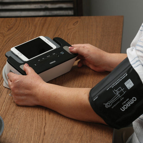 Omron Complete Wireless Upper Arm Blood Pressure Monitor and Single-Lead EKG Monitor