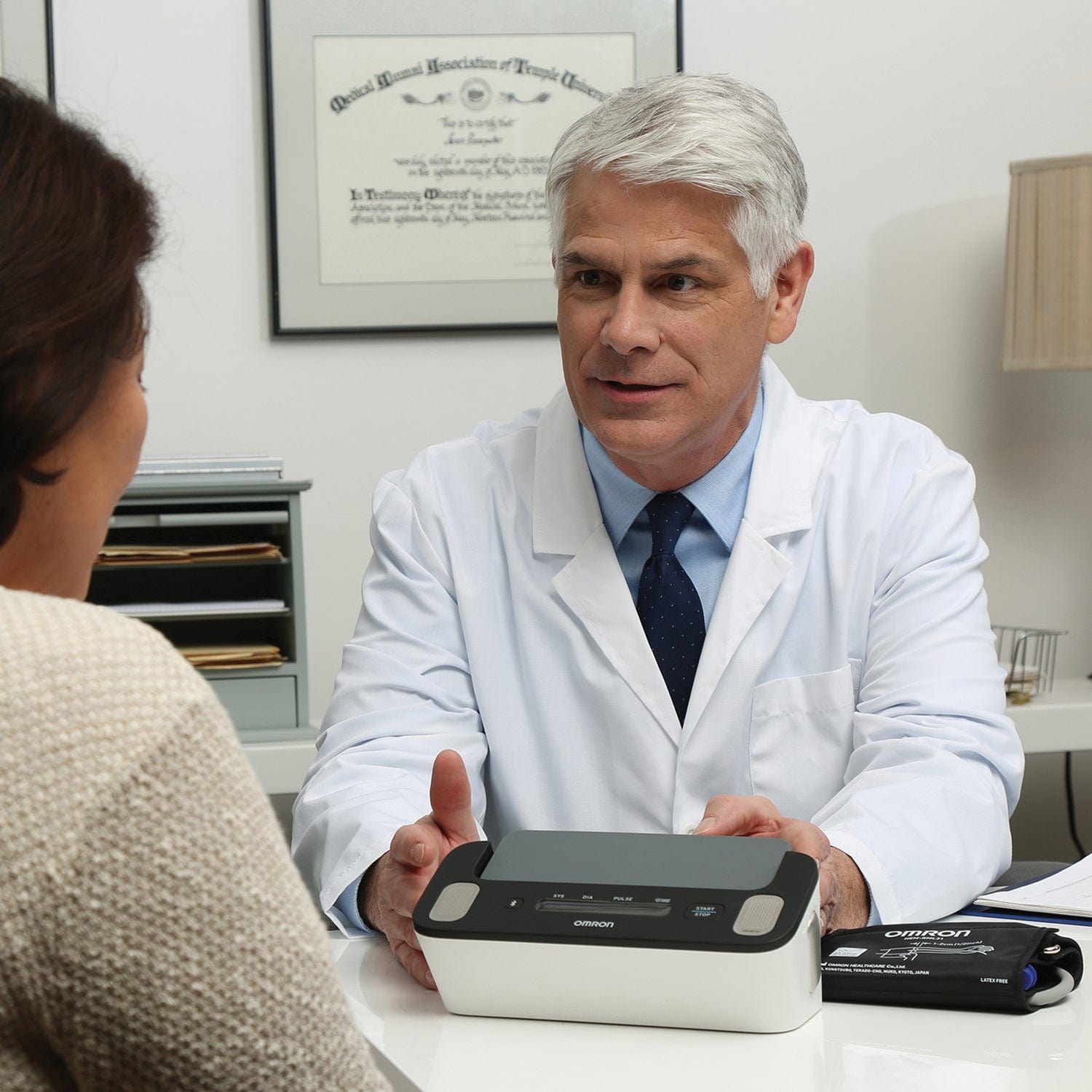 Omron Complete Wireless Upper Arm Blood Pressure Monitor and Single-Lead EKG Monitor