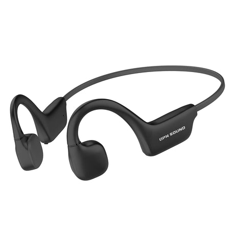 OPN Sound Osso Bluetooth Bone-Conduction Headphones with Microphone, Black