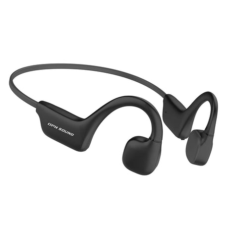 OPN Sound Osso Bluetooth Bone-Conduction Headphones with Microphone, Black