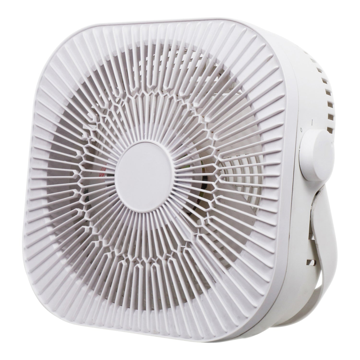 Optimus 12-In. 2-Speed 40-Watt Box Fan, White, F-1023