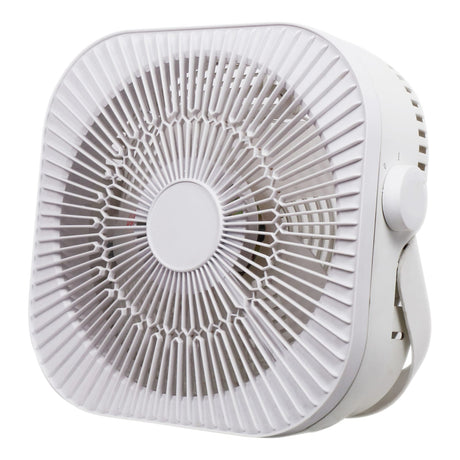 Optimus 12-In. 2-Speed 40-Watt Box Fan, White, F-1023