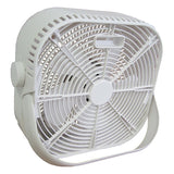 Optimus 12-In. 2-Speed 40-Watt Box Fan, White, F-1023