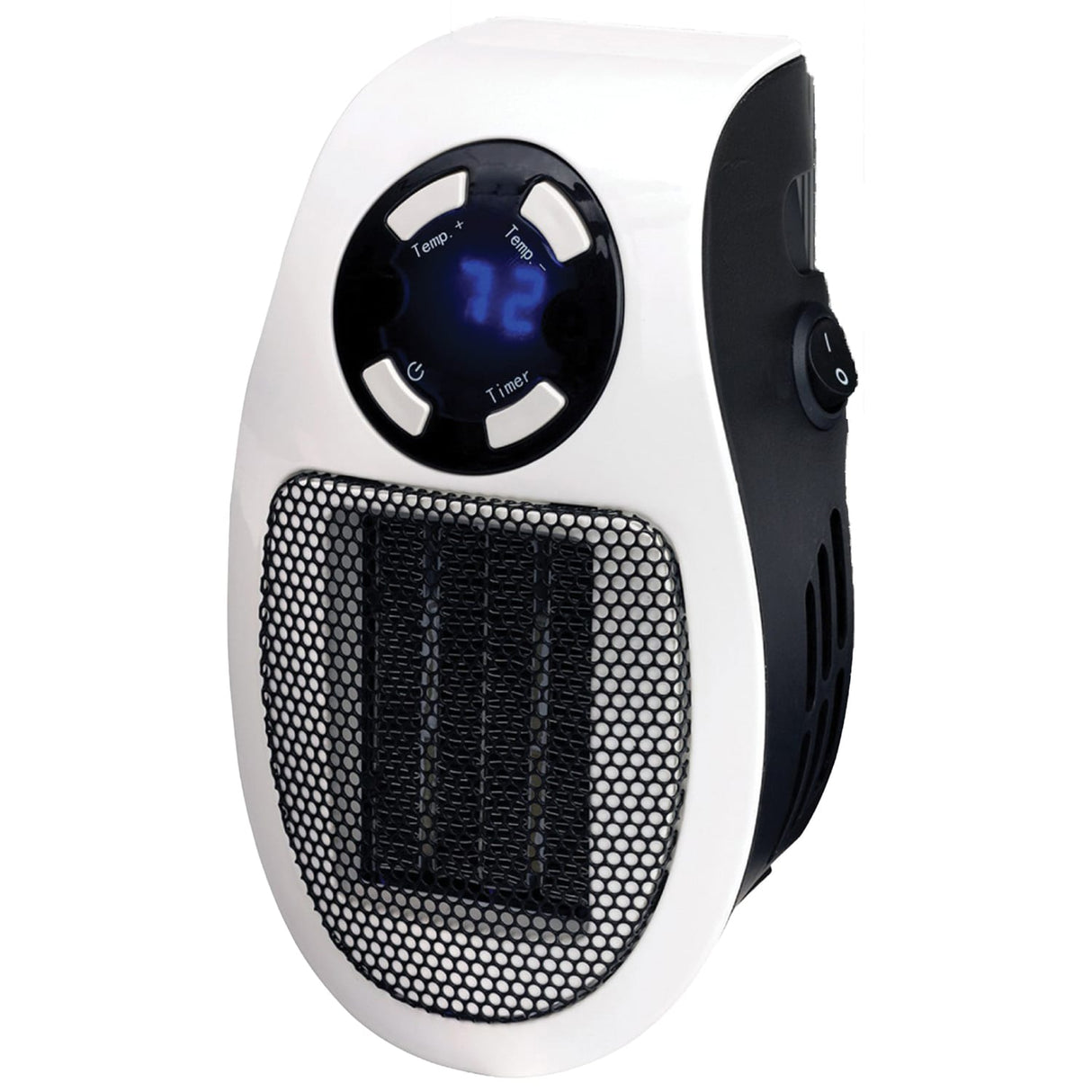 Optimus 350-Watt Plug-in Wall Outlet Heater with Thermostat and Timer, H-7801