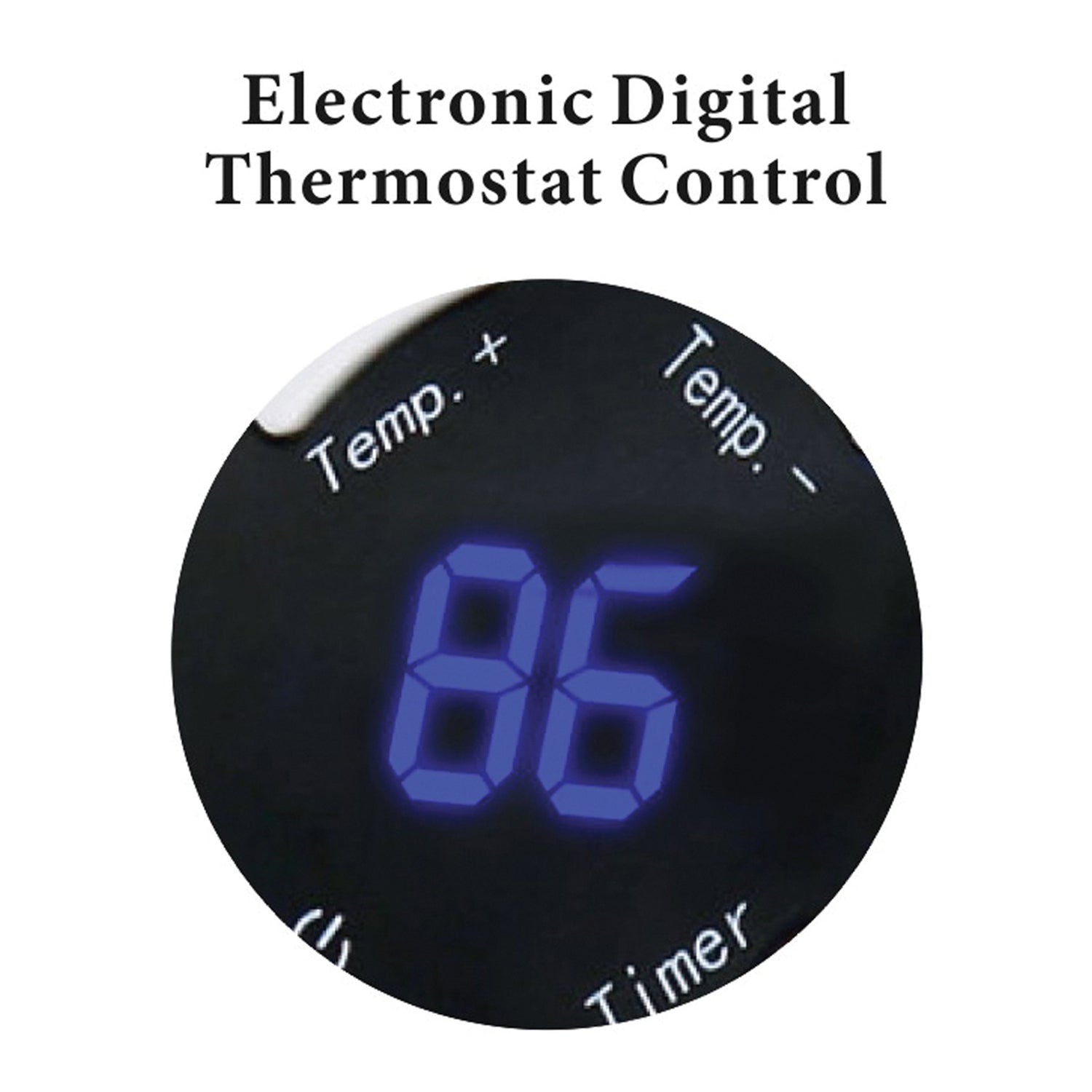 Optimus 350-Watt Plug-in Wall Outlet Heater with Thermostat and Timer, H-7801