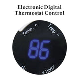 Optimus 350-Watt Plug-in Wall Outlet Heater with Thermostat and Timer, H-7801