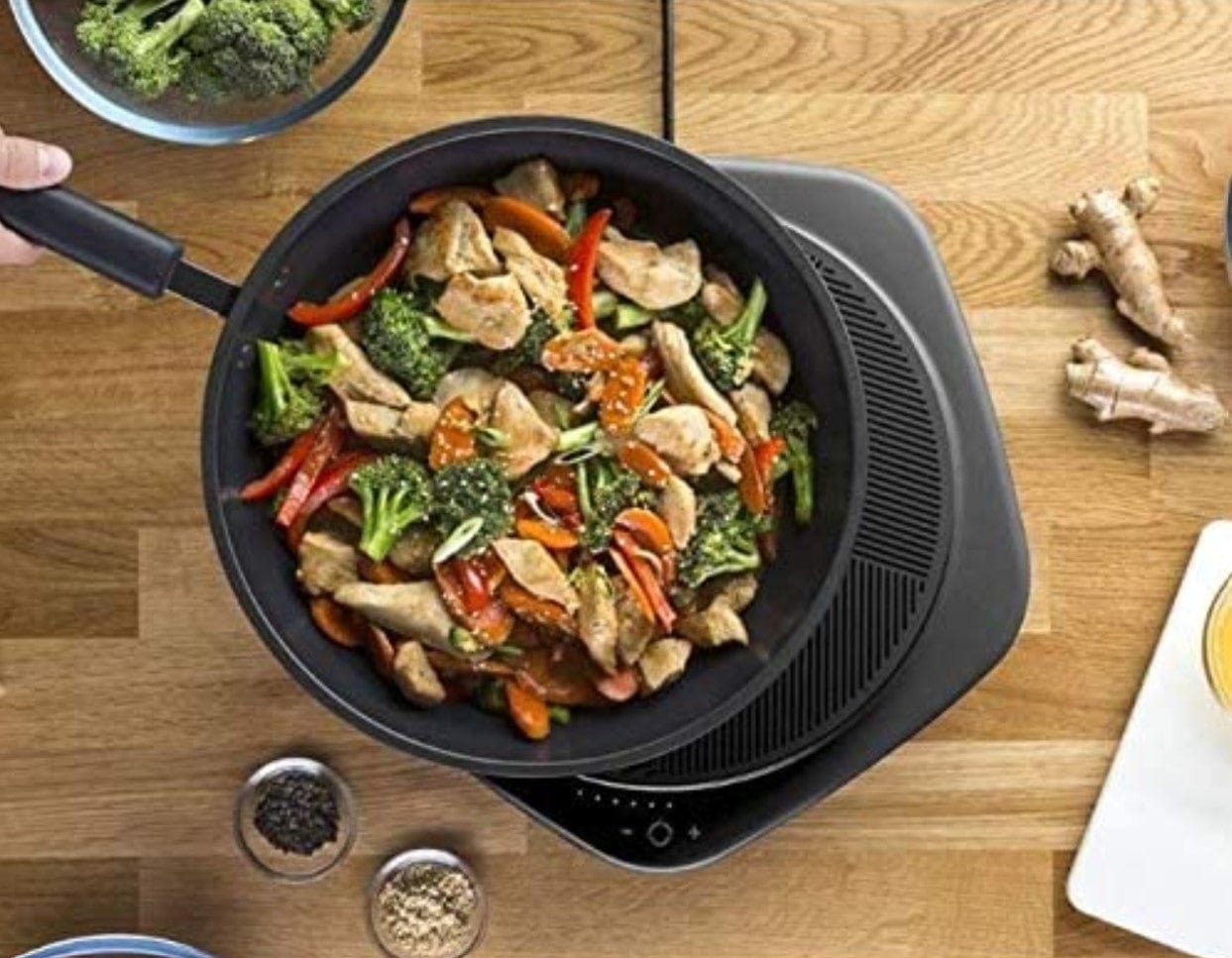 Tasty by Cuisinart OT1500GF One Top Smart Induction Cooktop, Size, Black