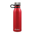 Outdoors Professional 20-Oz. Stainless Steel Double-Walled Vacuum-Insulated Travel Bottle with Leakproof Screw Cap, Red