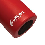 Outdoors Professional 20-Oz. Stainless Steel Double-Walled Vacuum-Insulated Travel Bottle with Leakproof Screw Cap, Red