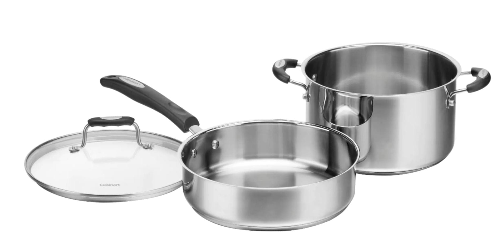 Cuisinart 10-Piece Cookware Set, Stainless Steel