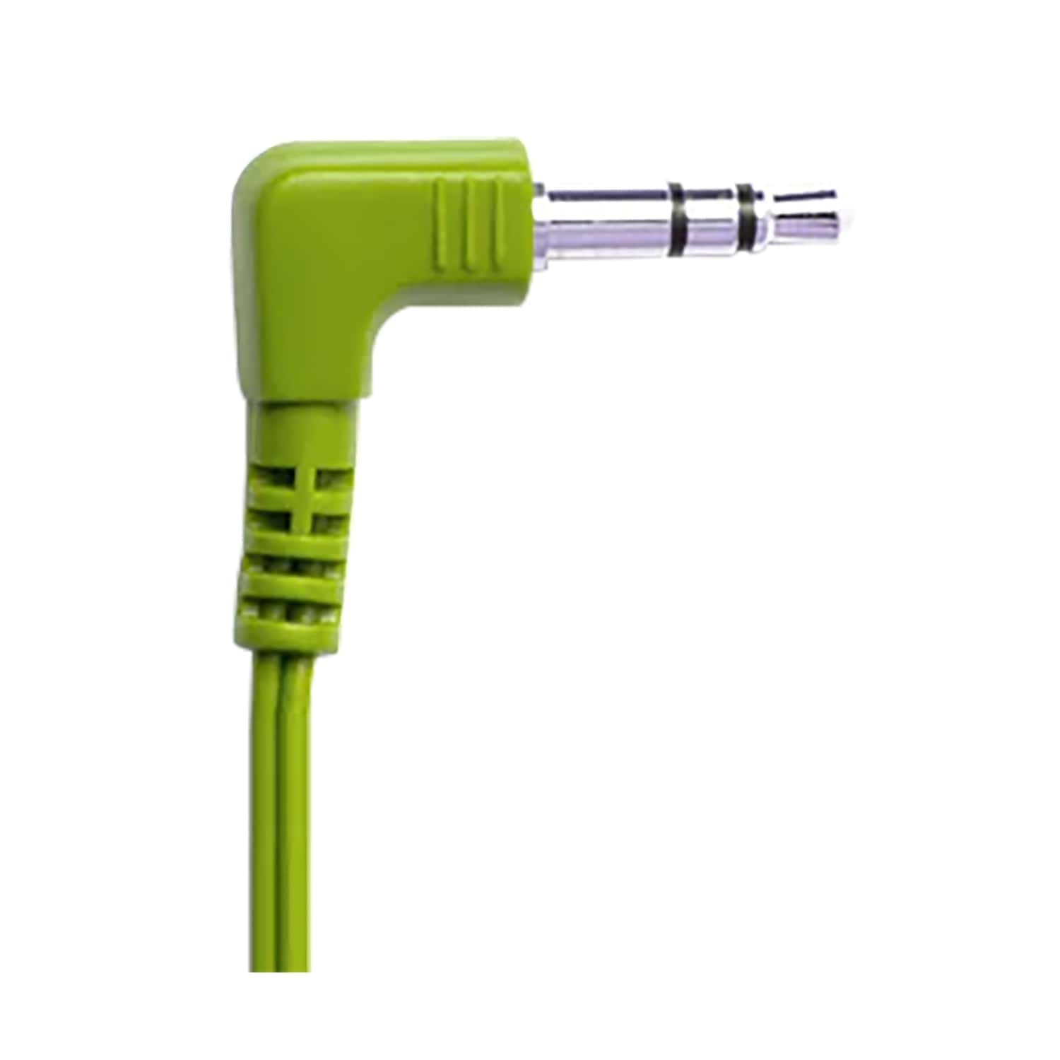 Panasonic ErgoFit Wired In-Ear Earbud Headphones with Right-Angle 3.5-mm Connector, RP-HJE120, Green