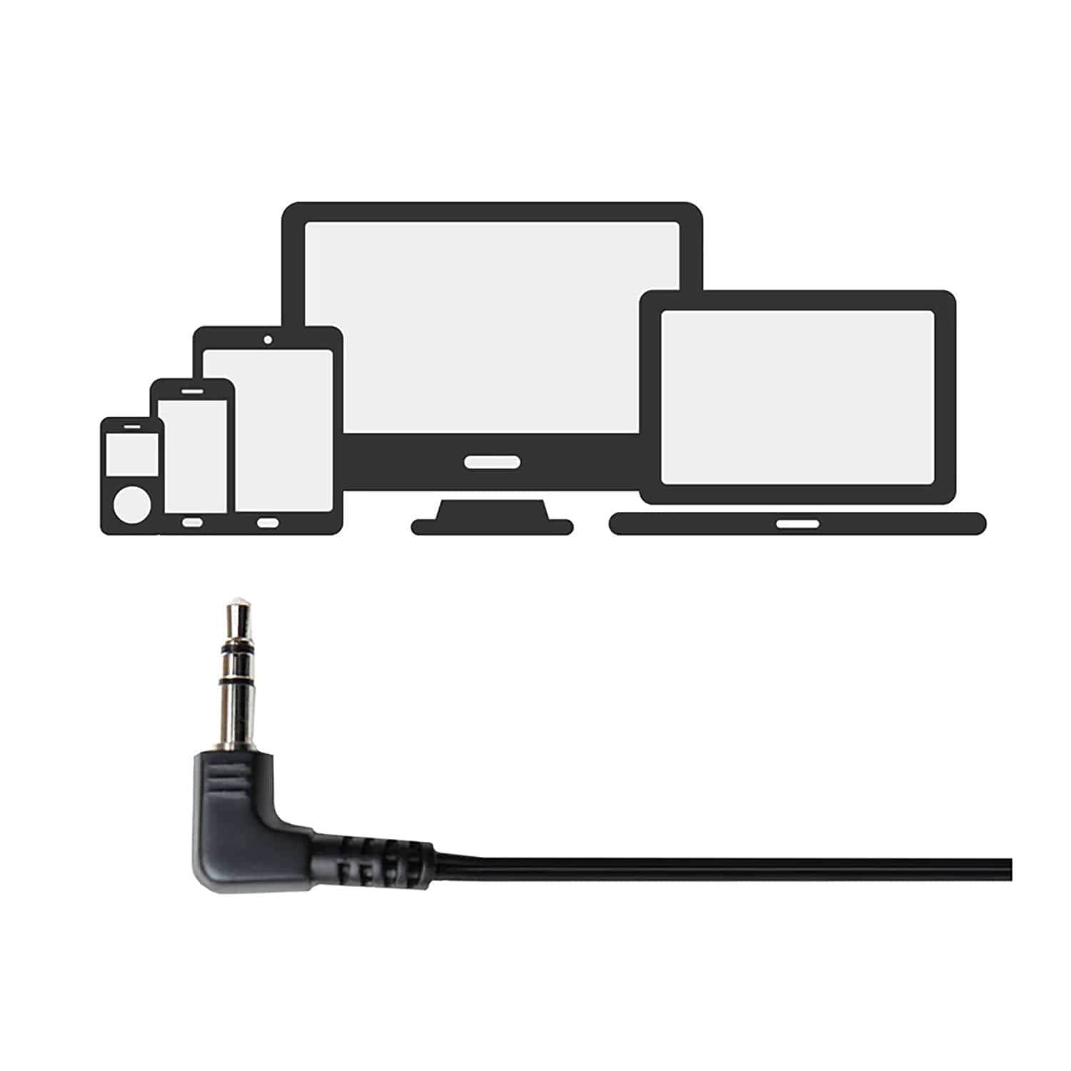 Panasonic ErgoFit Wired In-Ear Earbud Headphones with Right-Angle 3.5-mm Connector, RP-HJE120, Black