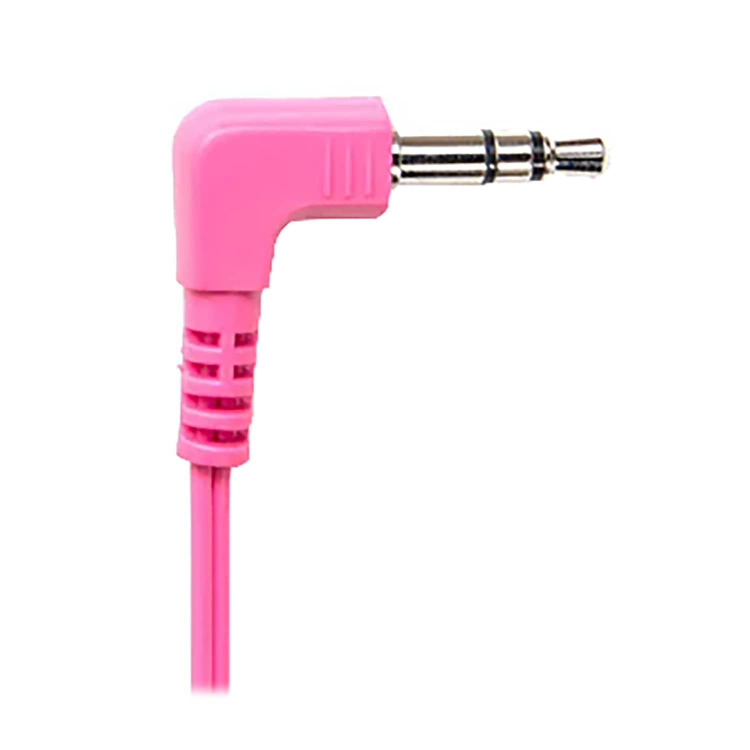 Panasonic ErgoFit Wired In-Ear Earbud Headphones with Right-Angle 3.5-mm Connector, RP-HJE120, Pink